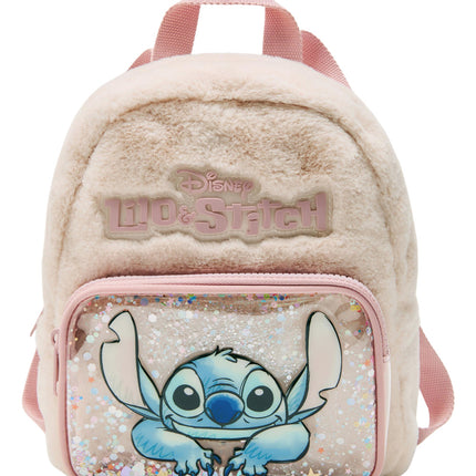 Mochila Stitch De Peluche Para Niña Regalo Bolsa Afelpada