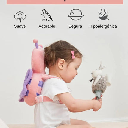 Almohada Protectora Para Bebes Niños Antigolpes Anticaídas