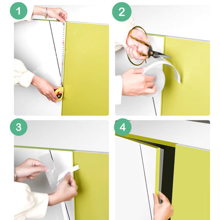 3mts Tira Sellado Guardapolvo Adherible Ventana Puerta 45mm