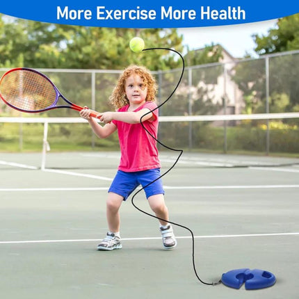Base Entrenamiento Para Tenis Kit Con Pelota Rebote Portatil