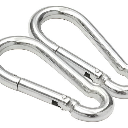 Bandola Gancho Mosqueton Aluminio Camping Llavero 2 Piezas
