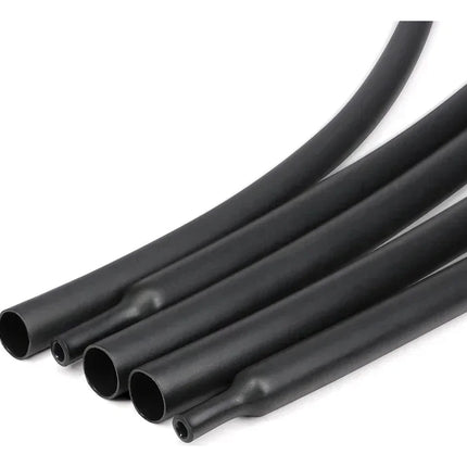 10 Metros Canaleta Cables Termorretractil Con Pegamento 10mm