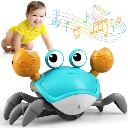 Juguete Cangrejo Interactivo Con Sensor Escape Bebe Gateo