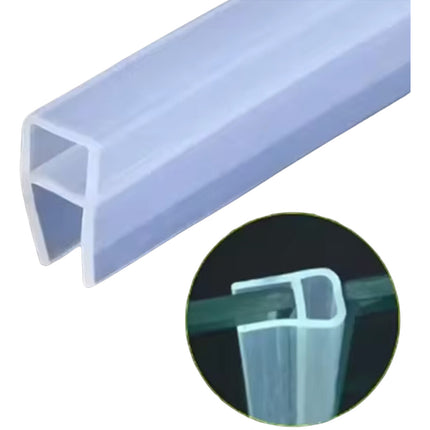 10mt Tira Sellado U Puerta Cristal Burlete Cancel Baño Ducha