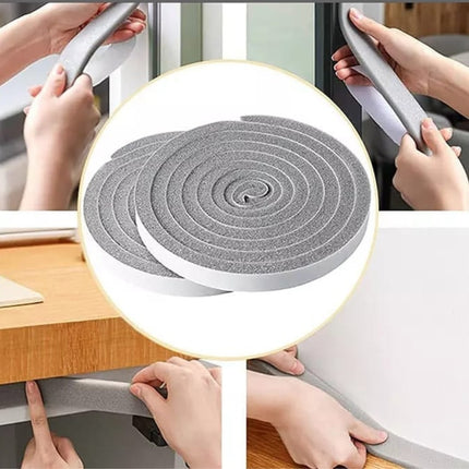 Tira De Espuma Sellado 3 Cm Grosor Ventana Puerta Anti Polvo