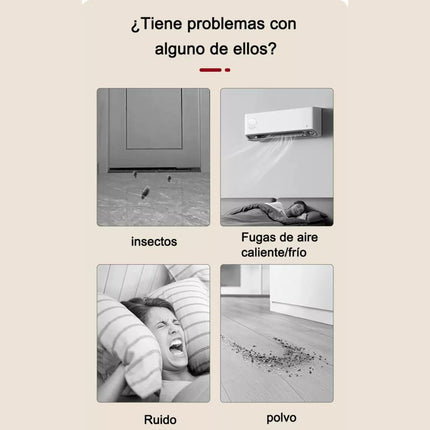 1m Guardapolvo Debajo Puerta Ancha Grande Empaque Hasta 8cm