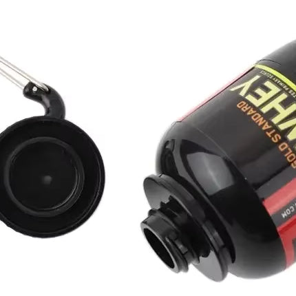 Llavero Mini Botella Portatil Y Gancho Proteina Polvo 100ml