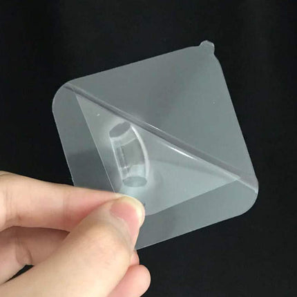 5 Ganchos Adhesivos De Pared Transparentes Multiusos Hogar