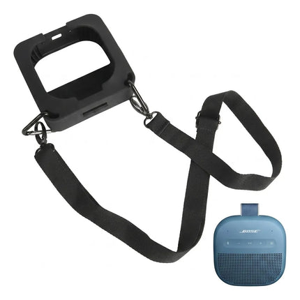 Funda Silicona Bocina Bose Soundlink Micro Ii Correa Ganchos