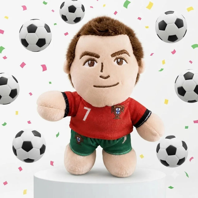 Peluche Cristiano Ronaldo Cr7 Futbol Coleccionable 18x14 Cm