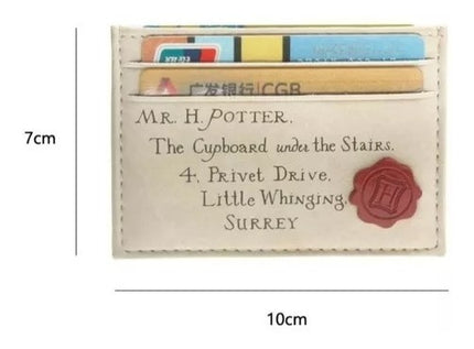 Tarjetero Cartera Harry Potter Funda Billetera Carta Howarts