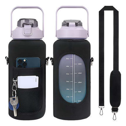 Funda Bolsa Para Botella De Agua Motivacional 2l Con Correa Termo
