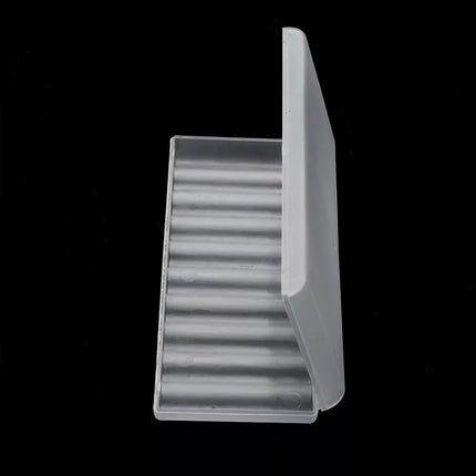 Estuche Caja Almacenamiento 10 Baterías Aa Organizador Pilas