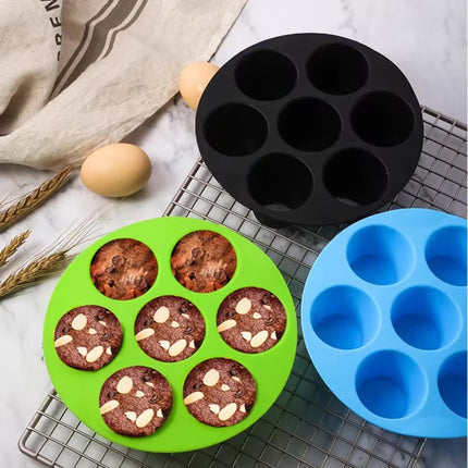 Molde De Silicona Para Hornear Cupcakes En Freidora De Aire