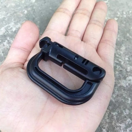2 Pzas Mosquetón Molle Grillete Clip Edc Táctico Llavero Itw