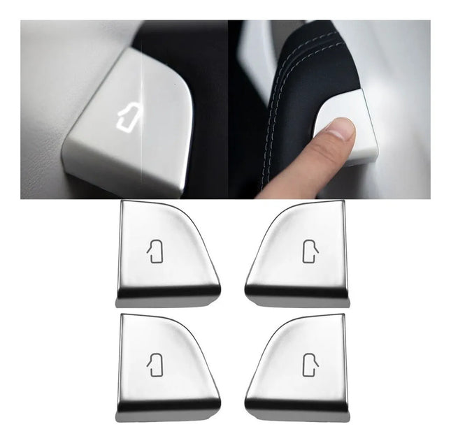 4 Protectores Botón Puerta Tesla Model Y Juniper 2025-2026