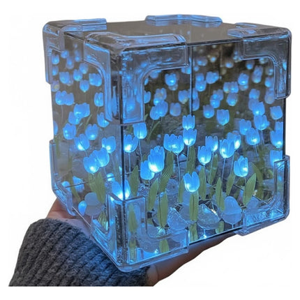 Lámpara De Tulipanes 3d Portátil Decorativa Led Habitacion