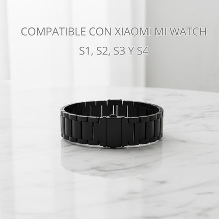 Correa Acero Metálico Para Xiaomi Mi Watch S1 S2 S3 S4 22m