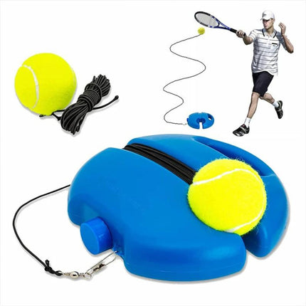Base Entrenamiento Para Tenis Kit Con Pelota Rebote Portatil