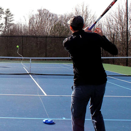 Base Entrenamiento Para Tenis Kit Con Pelota Rebote Portatil