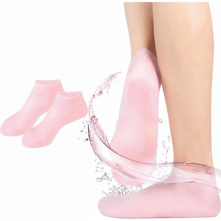 Calcetines De Silicona Hidratacion Para Pies Seco Agrietados