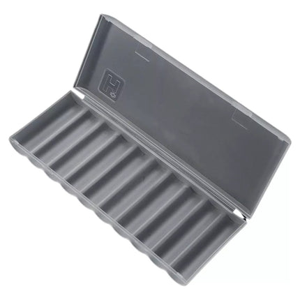 Estuche Caja Almacenamiento 10 Baterías Aa Organizador Pilas