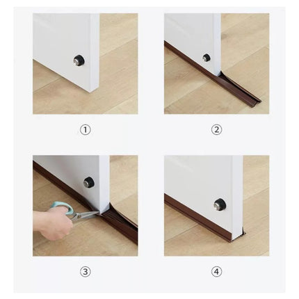 Burlete Tira Sellado Pvc Puerta Tope Aislamiento Antipolvo