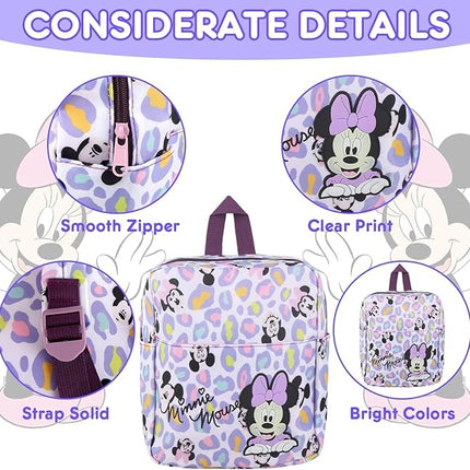 Mochila Pañalera Impermeable Minnie Mouse Bebes Niños