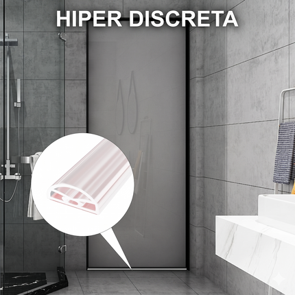 1m Tira Ducha Burlete Adhesivo Silicona Barrera Agua Baño