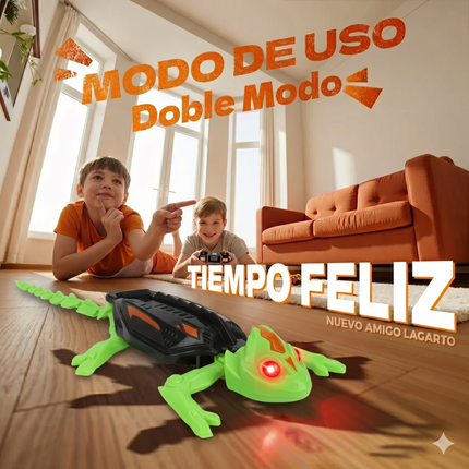 Juguete Lagartija Camaleón Que Escala Pared Didactico Niños