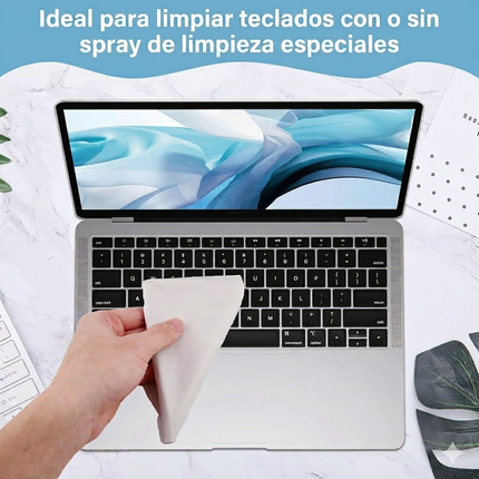 Paño Protector Limpiador Teclado Pantalla Laptop Macbook