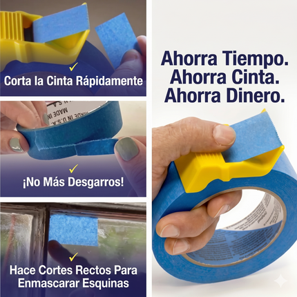 Cortador Despachador Cinta 3 Tamaños Separador Adhesiva Pape Amarillo