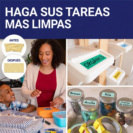 Cortador Despachador Cinta 3 Tamaños Separador Adhesiva Pape Amarillo