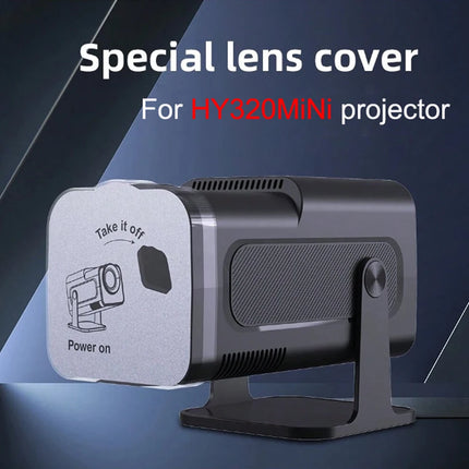 Cubierta de lente de proyector HY320mini, cubierta de lente portátil, cubierta protectora de lente