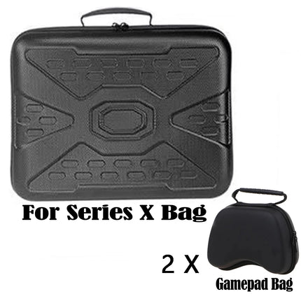 Bolsa para X Box Xbox Series S, consola de juegos, accesorios para mando, Estuche rígido, organizador de almacenamiento, Maleta de viaje