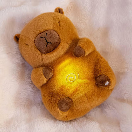 Peluche Capibara Respirador para Bebes y Adultos, Ayuda con la Ansiedad y a Dormir