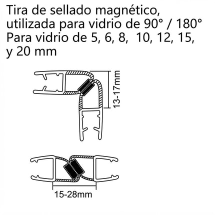Sello Magnético 5 6 8 10 12 15 20mm B008GA