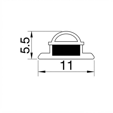 Sello Para Puerta Ducha De Hotel B008DGP
