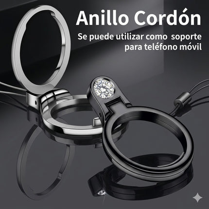 Cordón Soporte Sostén Celular Universal Llaves Anillo Metal