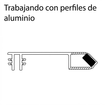 Sello Magnético Perfil Aluminio B008SF