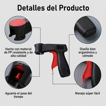 Aplicador Pistola Gatillo Pintura En Lata Aerosol Automotriz