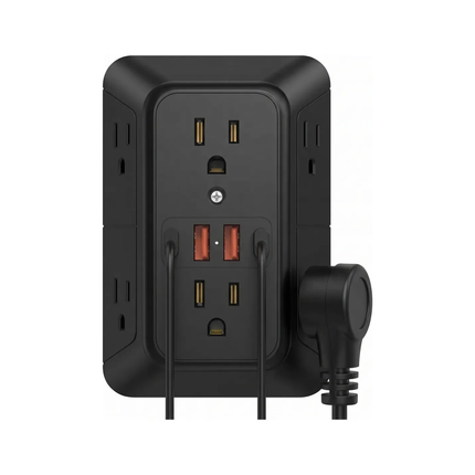 Multicontacto Pared 10 Salidas De Corriente Usb C Regleta