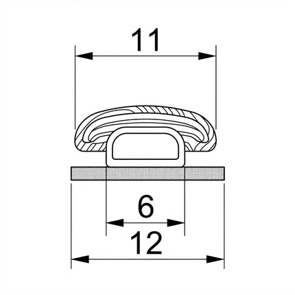 Sello Para Puerta Ducha De Hotel LC 02B