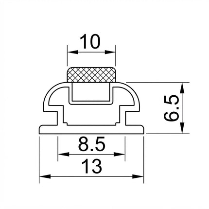 Sello Para Puerta Ducha De Hotel YY 13x7